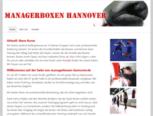 Tablet Screenshot of managerboxen-hannover.de